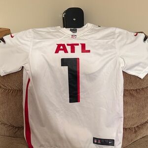 Marcus Mariota Nike White ATL #1 Football Jersey size men’s L